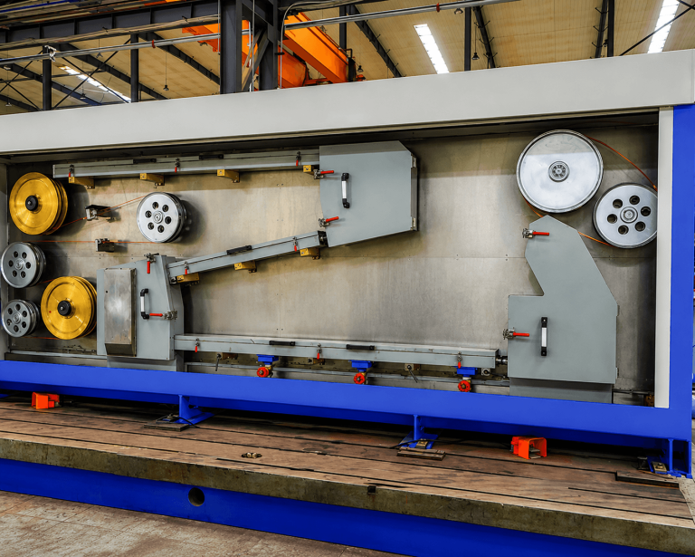 LFDT Φ450 Multi-Motor Driven Capstan-Type Copper Rod Breakdown Machine Featured Image